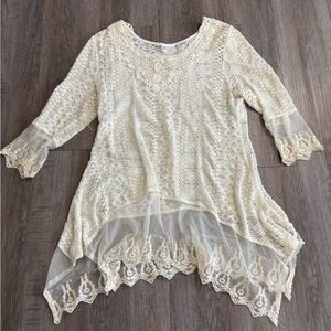 Boho fair lace/crochet dress